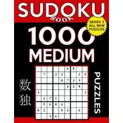 Sudoku Book 1,000 Medium Puzzles: Sudoku Puzzle Book With Only One Level of Difficulty
