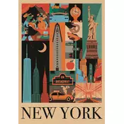 Clementoni - Puzzle Stil v mestu: New York - 1 000 kosov