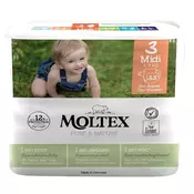 MOLTEX Pure & Nature plenice za enkratno uporabo 3 midi (4-9 kg)