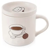 shumee Porcelanasta skodelica s pokrovom 420 ml