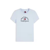 Tommy Jeans Majica mornarska/svetlo modra/živo rdeča/bela