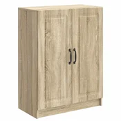 Vidaxl Strani šal Sonoma hrast 66 x 34,5 x 87 cm Inženirski les