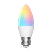 LED RGBW prigušiva sijalica C37 E27/6,5W/230V 2700-6500K Wi-Fi - Aigostar