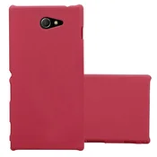 Cadorabo Cadorabo Case, združljiv s Sonyjem v Frosty Red - Hard Case zaščitni pokrov v zmrznjenem videzu proti praskam in udarcem, (20564217)