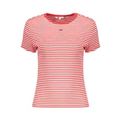 Tommy Jeans Majica DW0DW17383 Rdeča Slim Fit