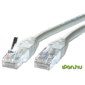 ROLINE Roline 21.15.0515 RJ45 omrežni kabel\, Patch kabel CAT 5e U/UTP 15.00 m siva  1 kos, (20420522)