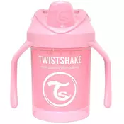 Twistshake otroška steklenica, 230 ml, 4+m, roza