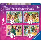 Ravensburger puzzle (slagalice) - Diznijeve Princeze 4u1 RA03156