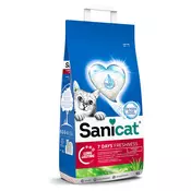 Sanicat 7 Days Aloe Vera pijesak za mačke - 4 x 4 l