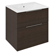 SAPHO Rustikalna Umivalniška Omarica CIRASA 69,8x52x46cm - Bela, MDF/Laminat, Stenska Montaža