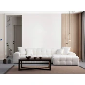 Atelier del Sofa Kutna sofa Pescara L2-Chl, 316x165 cm, Bijela