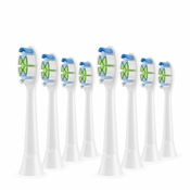 Ultrasonic Nastavki W2 Professional White za Philips Sonicare, 8 kosov, beli