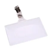 Etiketa, s sponko, 88x54 mm, VICTORIA OFFICE, 50 kosov