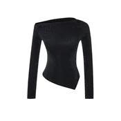 Trendyol Milla ženska bluza Tpraw25Bz00018, Siva-Antracit