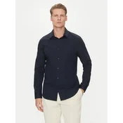 Calvin Klein Srajca LV04LB145G Mornarsko modra Slim Fit