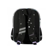 STARPAK Samorog holo črn predšolski nahrbtnik za deklice 31x25x10 cm STARPAK, utrjen