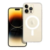 OEM Ovitek za iPhone 14 PRO MAX Clear Mag Cover (STR), združljiv z MagSafe, prozoren