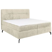 Esposa BOXSPRING POSTELJA 160 cm  x 200 cm , tekstil barve šampanjca