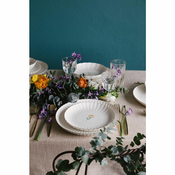 27-delni jedilni set, bela/zlata barva, porcelan