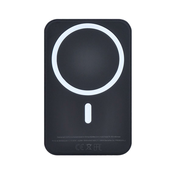 Solight SSPB01 - Power Bank 5000 mAh MagSafe crna