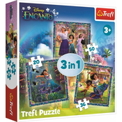 Trefl Puzzle Encanto: Znaki 3v1 (20,36,50 kosov)