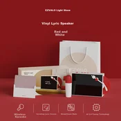 Ezvalo Bluetooth karaoke zvucnik sa mikrofonom, Beli