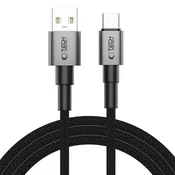Kabel Tech-Protect Ultraboost DNA USB-C, 15W/3A, 2 m - iron grey