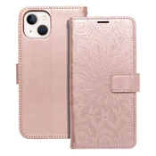 shumee Ovitek Mezzo Book za iPhone 13 mandala, roza zlate barve