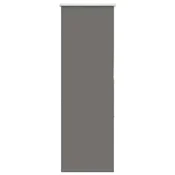 Vidaxl Rolo zatemnjena siv 55x130 cm tkanina širina 50,7 cm poliester