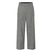 Kaffe Hlače KAThilda pegasto siva/črna/off-bela