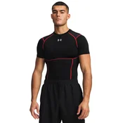 Moška majica Under Armour HG Elite Comp SS Ultimate Black/Red/Reflective L