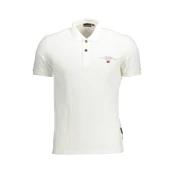 NAPAPIJRI POLO SHORT SLEEVES MEN WHITE