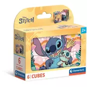 Kocke s sliko Stich - 6 delni set