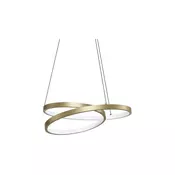 Ideal Lux - LED viseči lestenec OZ LED/38W/230V, premer 40 cm, CRI 90, zlata barva