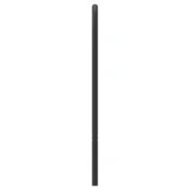 Vidaxl Kovinsko posteljno vzglavje črno 140 cm