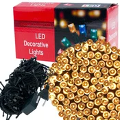 shumee LC300 močne lučke za božično drevo 300LED toplo bele božične lučke ZA božično drevo