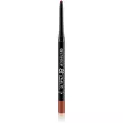 essence 8h Matte Comfort mat svinčnik za ustnice s šilčkom odtenek 17 Must Have Brown 0,3 g