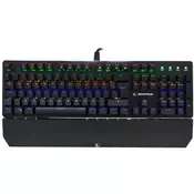 Rampage Gejmerska tastatura Black USB Rainbow Backlight KB-R81