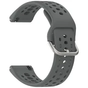 INF Eleganten silikonski pašček za Amazfit Bip6 (A2435) DarkGrey, (22148711)