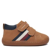 Tommy Hilfiger Superge Mid Cut Velcro Sneaker T1XH-35223-1269A242 Rjava