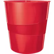 Leitz WOW 15 l plastični zabojnik rdeče barve