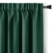 Temno zelena zavesa za delno zatemnitev 200x245 cm Kierra – Restilo