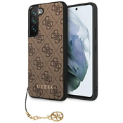 Guess GUHCS22MGF4GBR S906 S22+ brown hard case 4G Charms Collection (GUHCS22MGF4GBR)