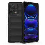 MaxMobile maska Xiaomi Redmi Note 12 4G HARD PROTECTION WAVES: crna
