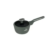 Kozarec s pokrovom s titanovo površino 16 cm Matte Green Collection BH-8155