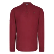 G983 DEWBERRY MENS COLLAR SHIRT-BURGUNDY