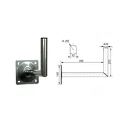 Zidni antenski R90 nosilec L40 Fe-Zn