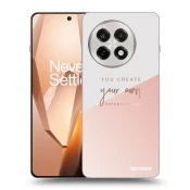 Silikonski črni ovitek za OnePlus 13R 5G - You create your own opportunities
