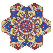 shumee Diamantno vezenje - Podstavek - Satje - Mandala
