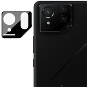 Full body zaščitno steklo za zadnjo kamero za Asus ROG Phone 8 Pro - črno